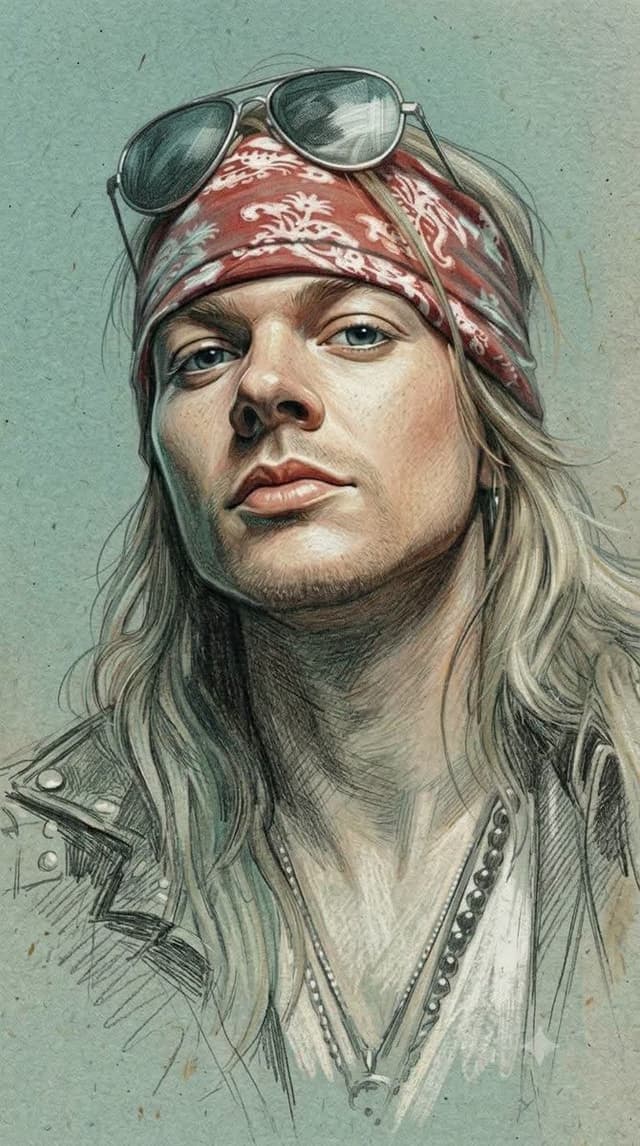 Profile / Avatar - Traditional Colored Pencil Portrait Sketch — output