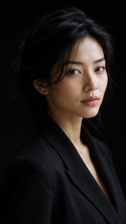 Profile / Avatar - East Asian Woman Studio Headshot — output