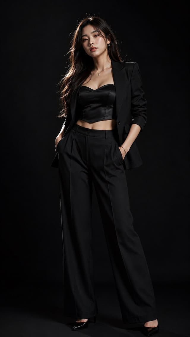 Profile / Avatar - High-End Fashion Studio Portrait — output