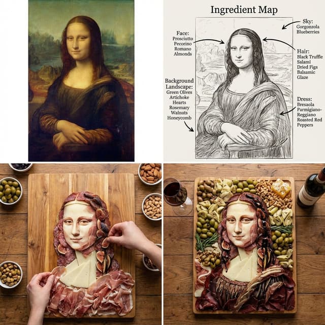 Masterpiece Painting Reimagined as a Charcuterie Platter — output