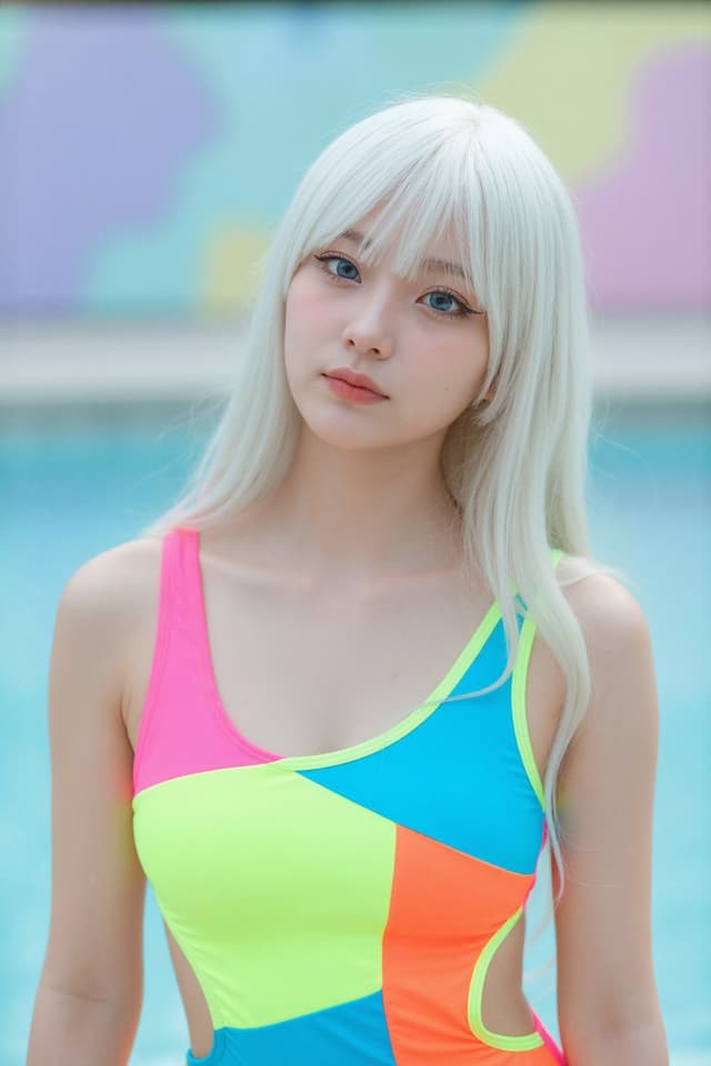Swimsuit to bikini pose-edit prompt (reply) — output