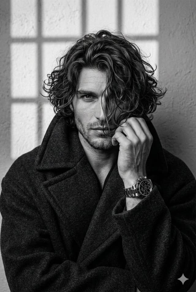 Profile / Avatar - Black and White Aesthetic Close-up Portrait — output