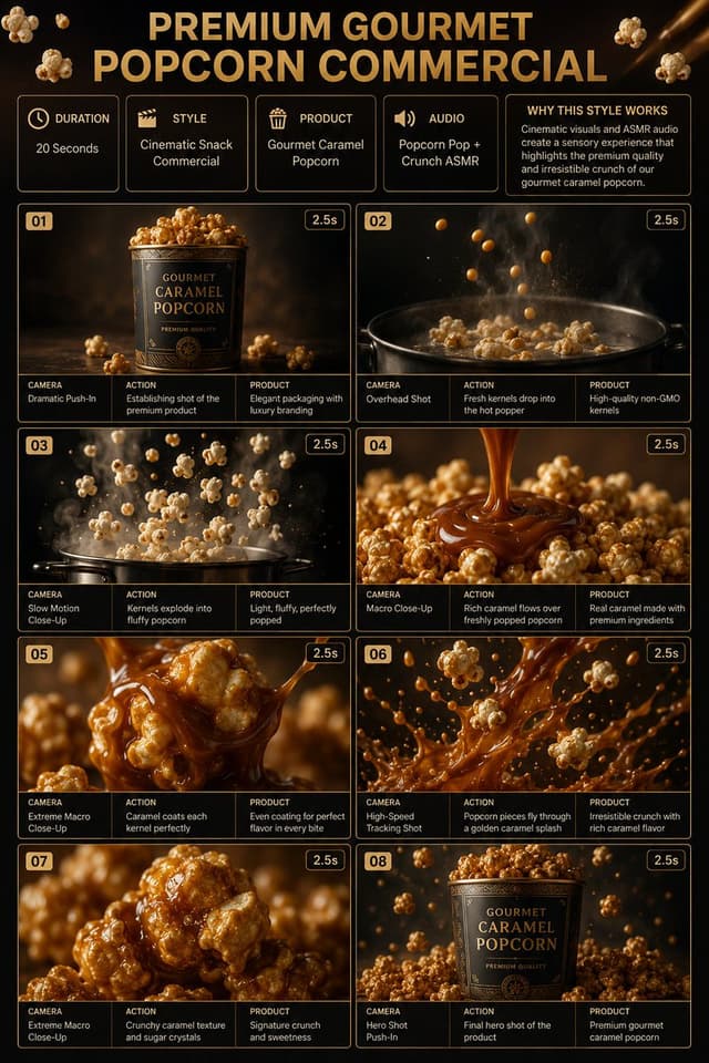 Comic / Storyboard - Gourmet Popcorn Storyboard — output