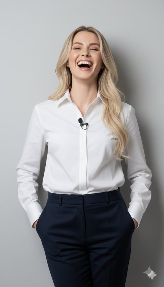 8K Close-Up Portrait of Joyful Laughter — output