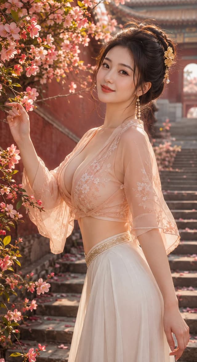 Profile / Avatar - Tang Dynasty Spring Fantasy Portrait — output
