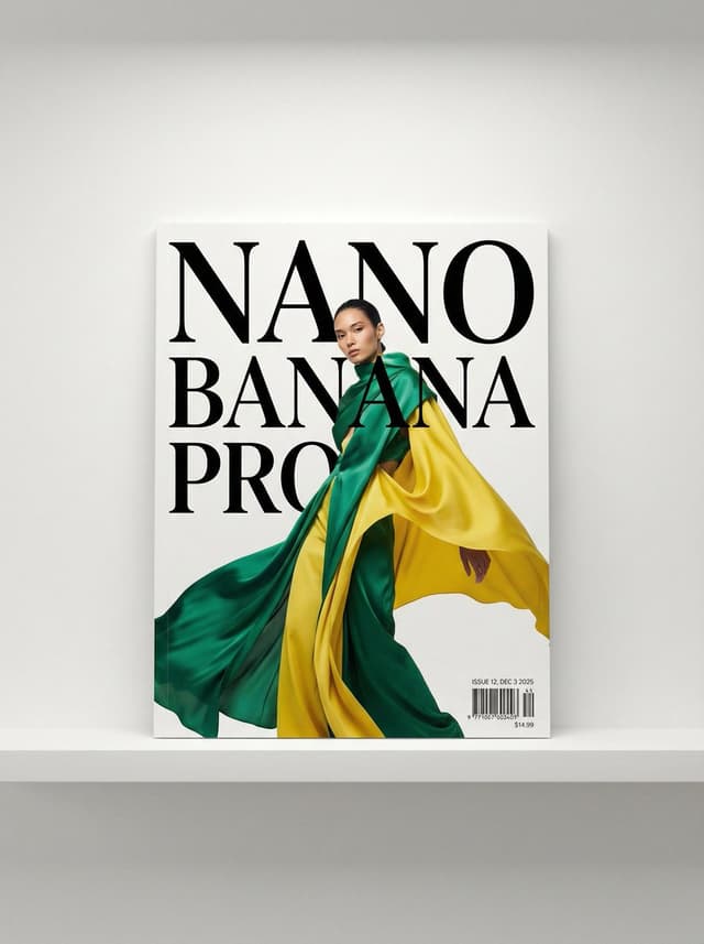 Magazine Cover with Nano Banana Pro Branding — output