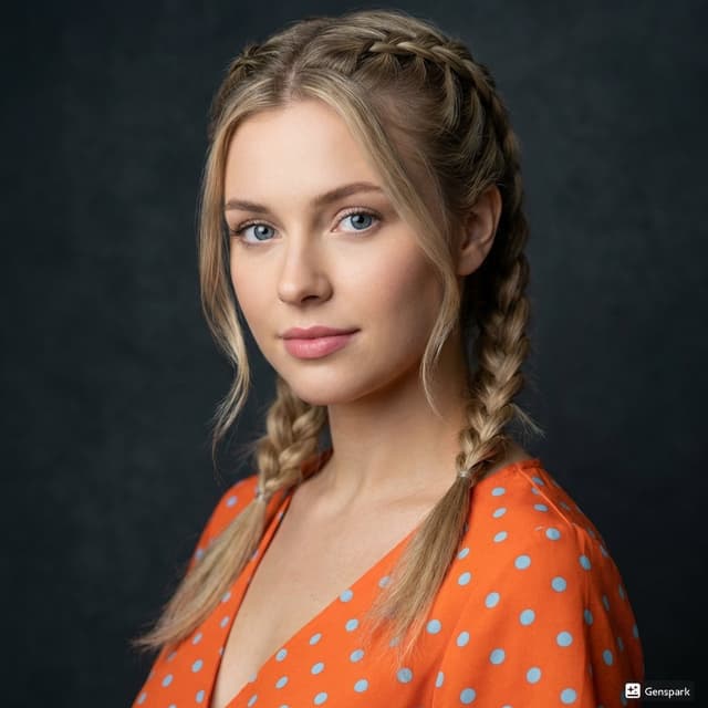 Profile / Avatar - Cinematic Portrait of Woman with Braids — output