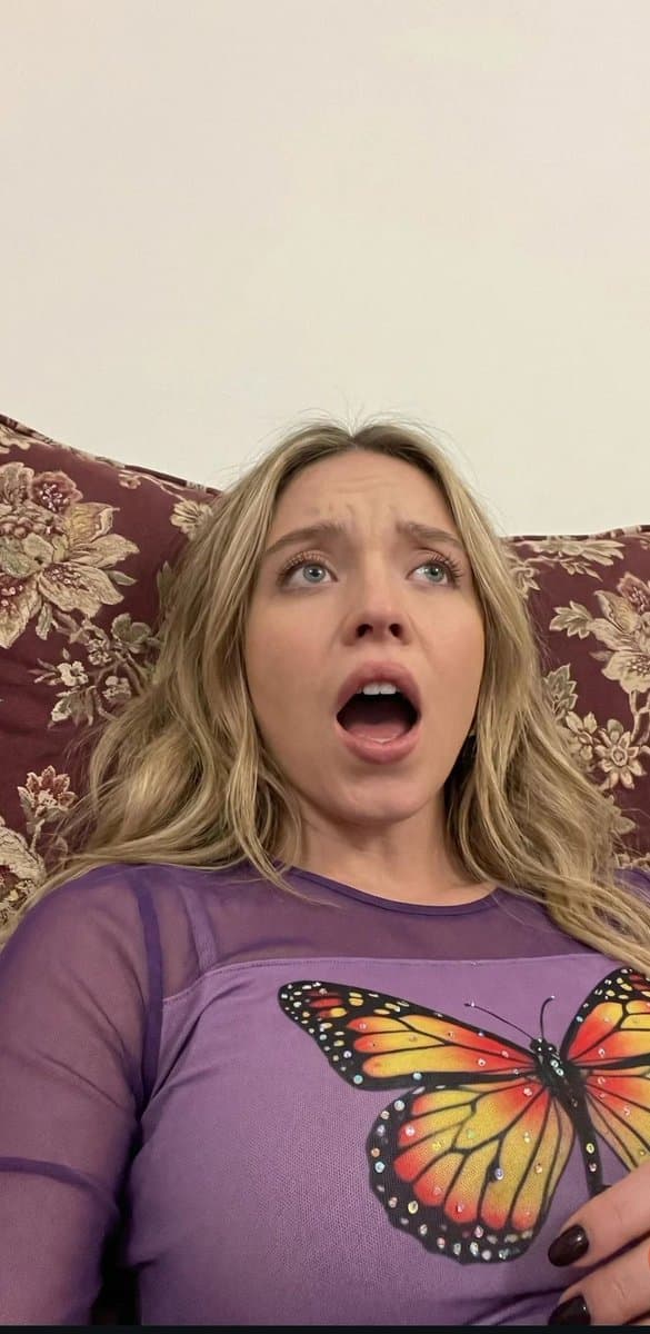 Face Consistency Stress Test Prompt (Shocked Expression, Low Angle) — output