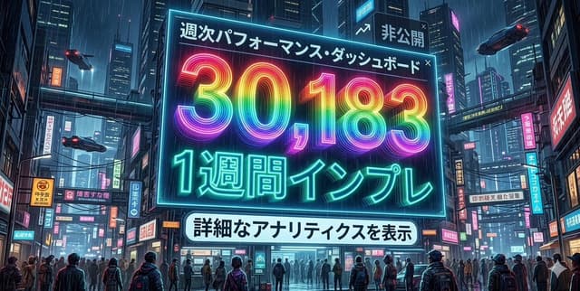 Cyberpunk Rainbow Impression Counter — output