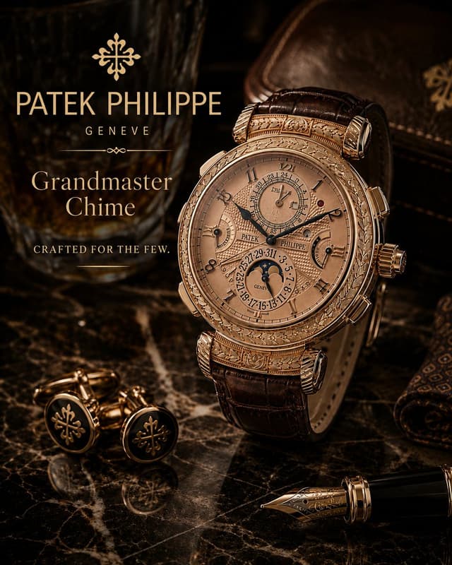 Product Marketing - Luxury Grandmaster Chime Watch Ad — output