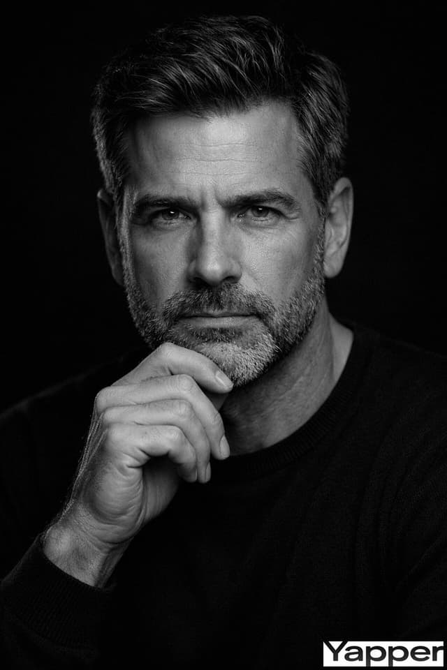 Profile / Avatar - Fine-Art Cinematic Monochrome Studio Portrait Prompt (Reference Match) — output