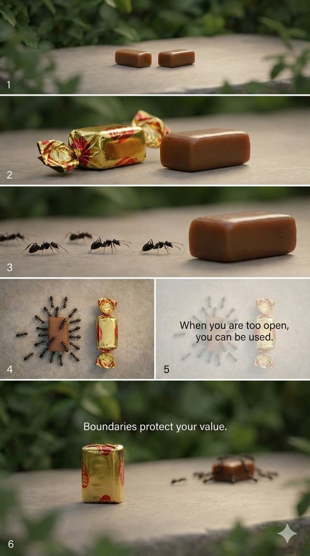 Comic / Storyboard - Symbolic Video Prompt: Boundaries Protect Value — output