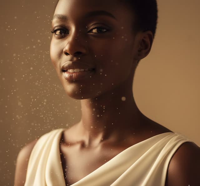 High-Fashion African Female Editorial Portrait Prompt — output