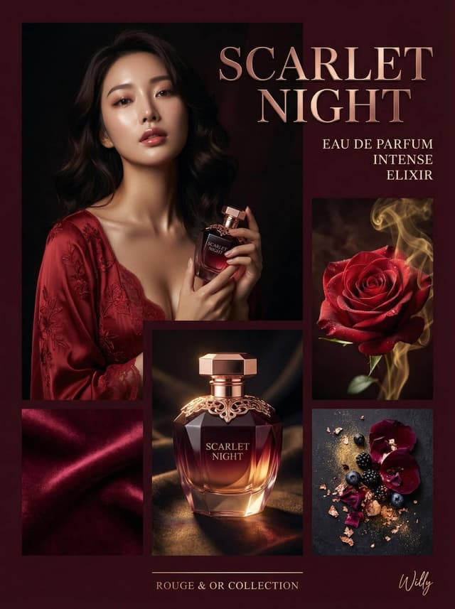 Luxurious Perfume Campaign Editorial Prompt — output