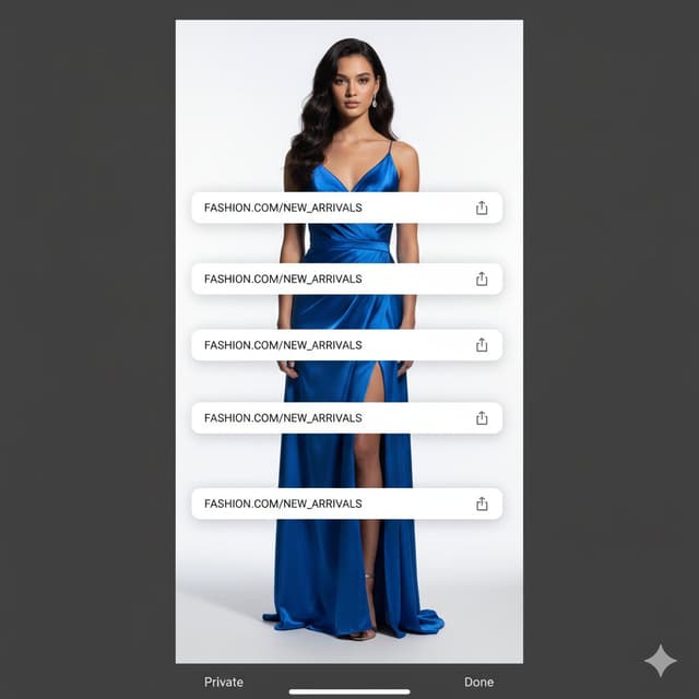 Studio Portrait with Digital UI Overlay — output