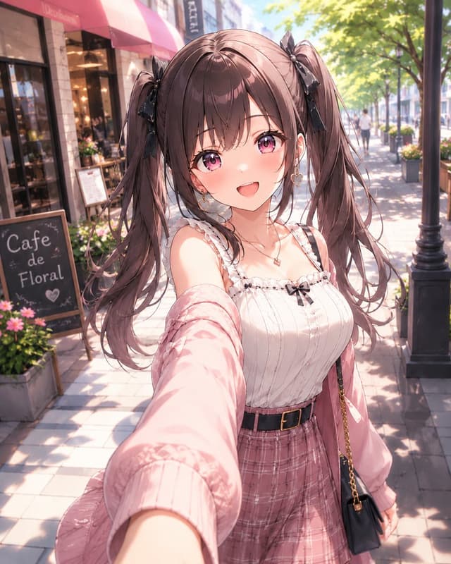 Profile / Avatar - Anime Cafe Street Selfie — output