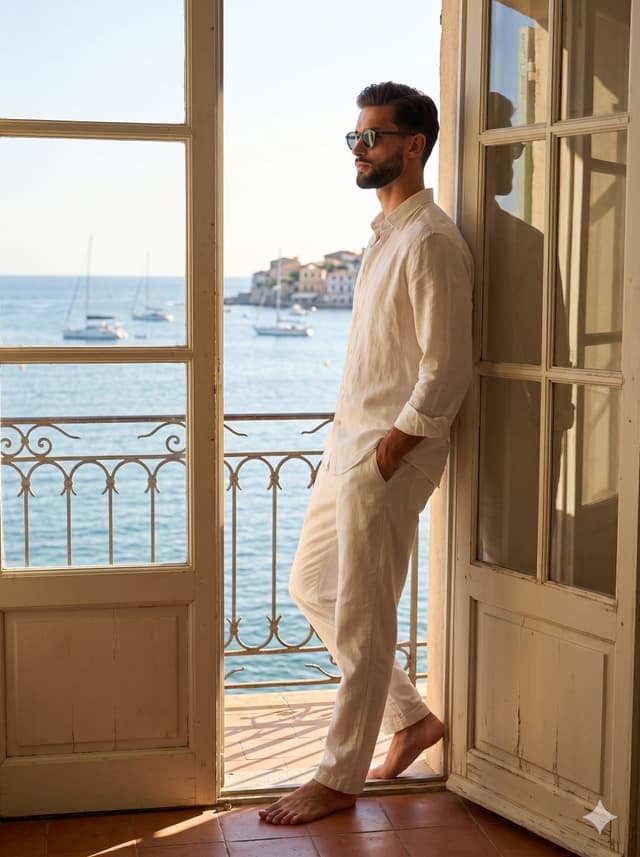 Profile / Avatar - Sophisticated Summer Editorial Lifestyle Portrait — output
