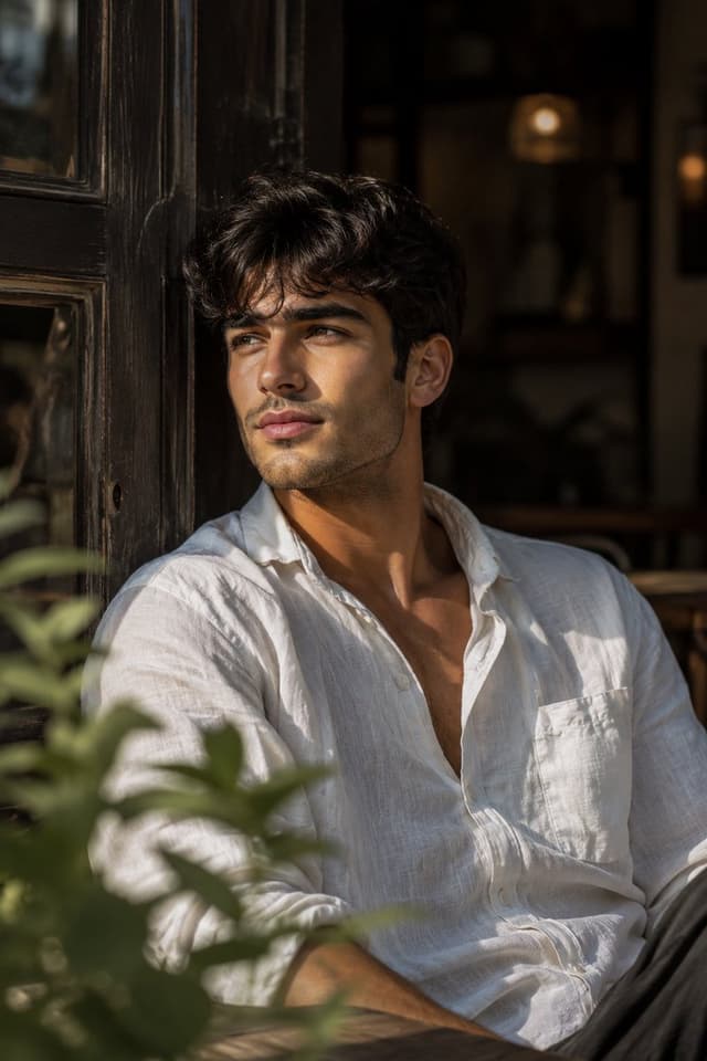 Profile / Avatar - Golden Hour Luxury Male Portrait — output
