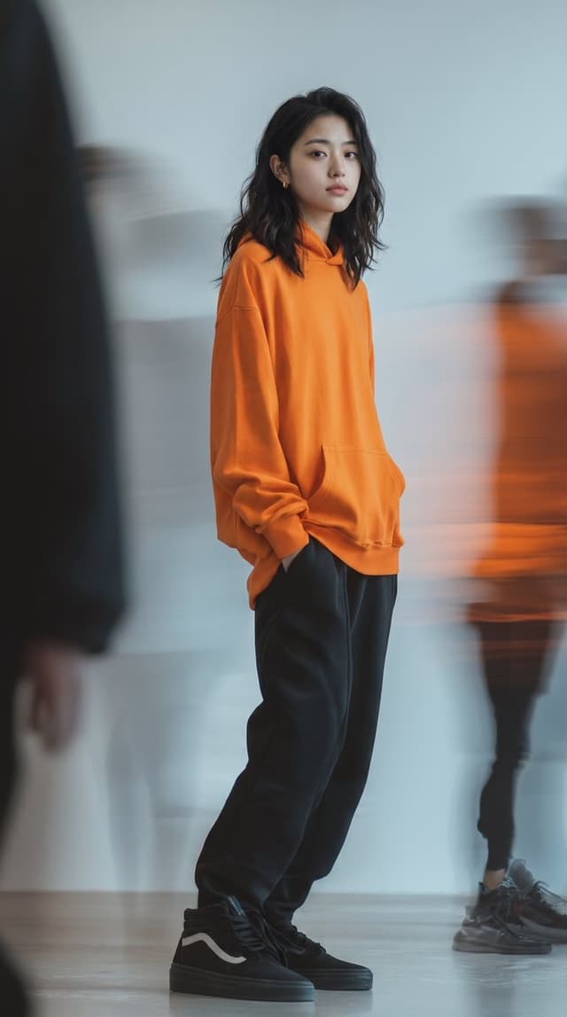 Product Marketing - Editorial Fashion Portrait in Minimalist Studio — output