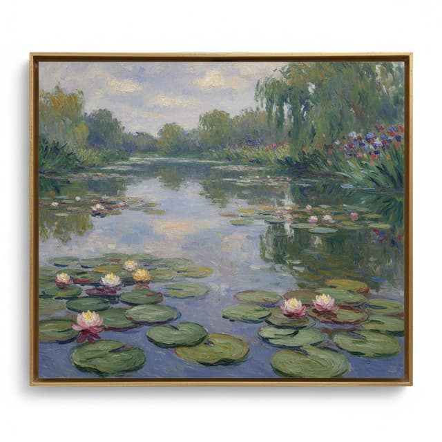 Image Generation Prompt: Monet's Water Lilies Style — output