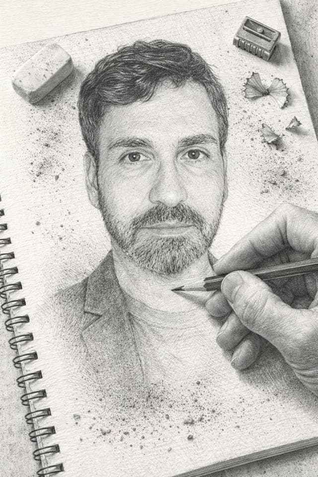 Ultra-Detailed 3D Graphite Sketch — output