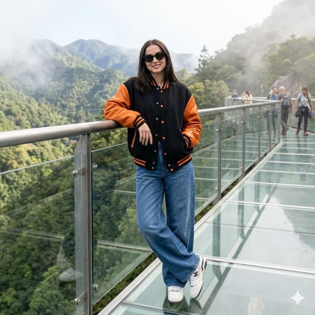 Profile / Avatar - Cinematic Glass Bridge Portrait — output
