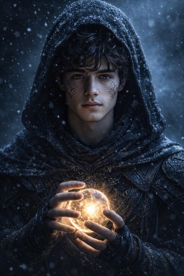 Hyperrealistic Dark Fantasy Mage Portrait — output
