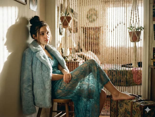 Social Media Post - Vintage 2016 Bohemian Bedroom Portrait — output