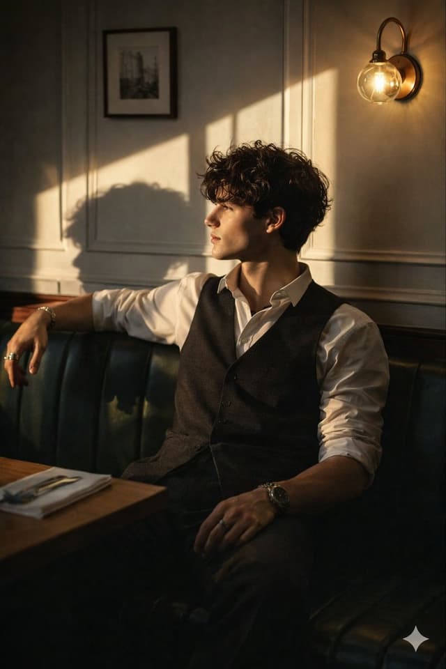 Cinematic Golden Hour Portrait Prompt — output