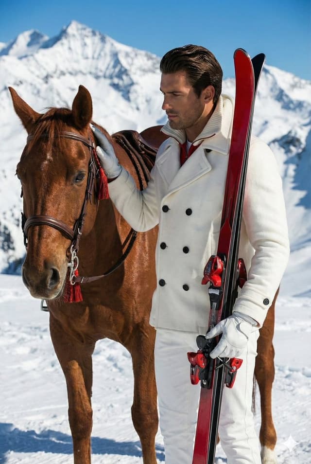 Social Media Post - High-End Luxury Winter Fashion Campaign Prompt — output