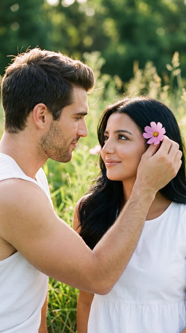 Intimate Golden Hour Romantic Film Still Prompt for Nano Banana Pro — output