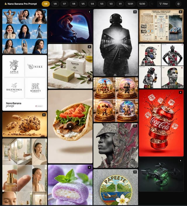3x3 Grid Female Pose Collage Highlighting Dynamic Fashion and Light Effects — output