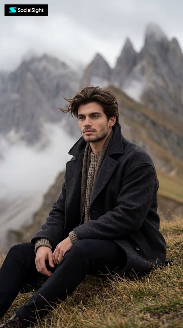 Profile / Avatar - Nordic Cinematic Mountain Portrait — output