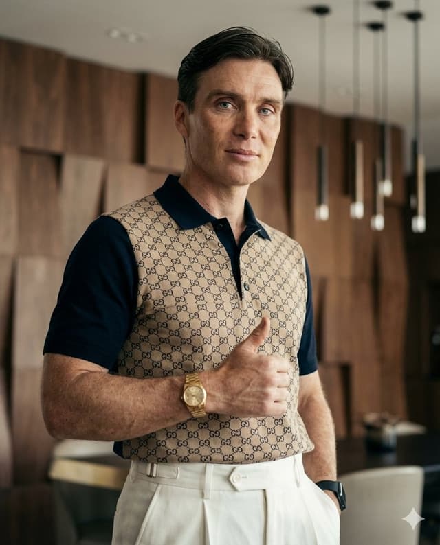 Cillian Murphy as Cristiano Ronaldo Editorial Portrait — output