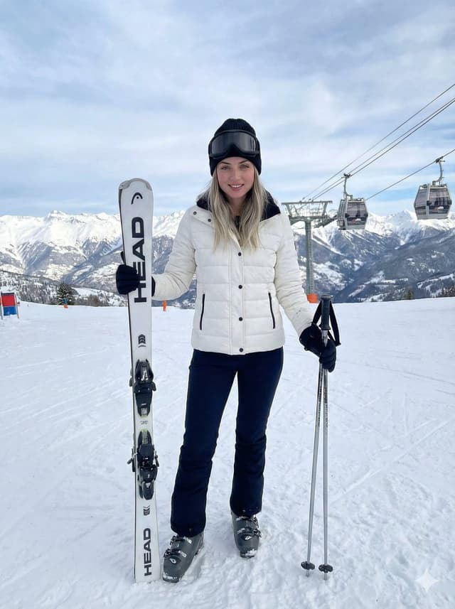 Hyper-realistic Ski Slope Portrait — output