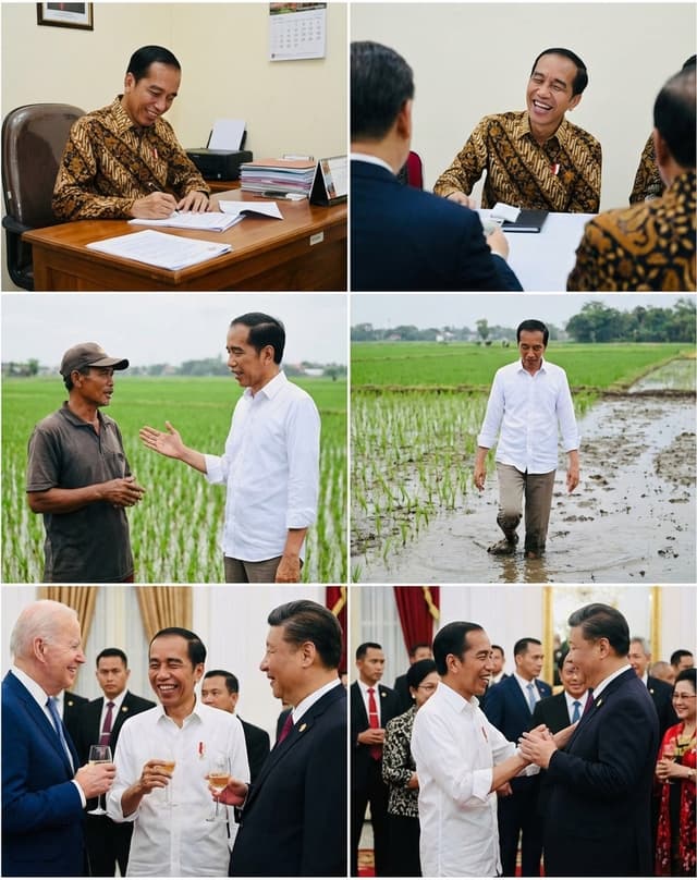 Candid series of Indonesian president photos — output