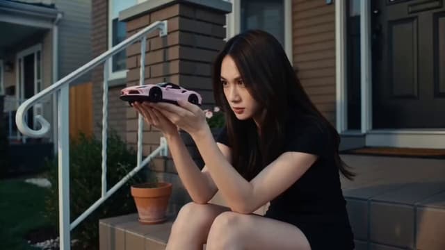 Pink Supercar Transformation Action