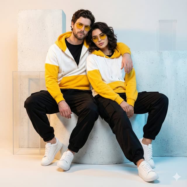 Product Marketing - Ultra-Realistic Streetwear Couple Portrait — output