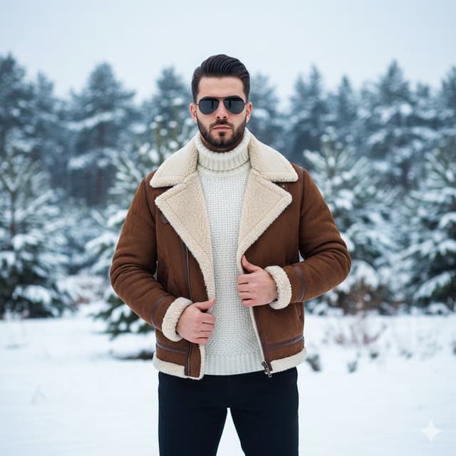 Luxury Winter Fashion Editorial Portrait Prompt — output