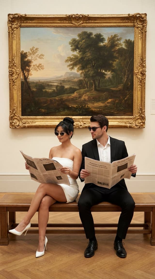 Social Media Post - Structured JSON Prompt for Luxury Couple Editorial Campaign — output