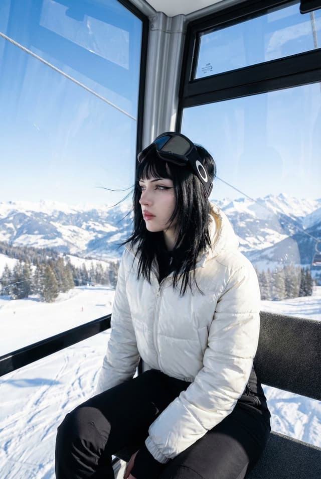 Deep Focus Winter Lifestyle Photo in a Ski Gondola — output