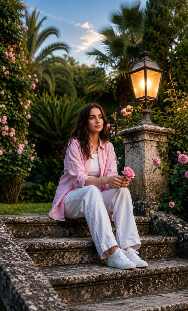 Social Media Post - Lush Garden Lantern Portrait — output