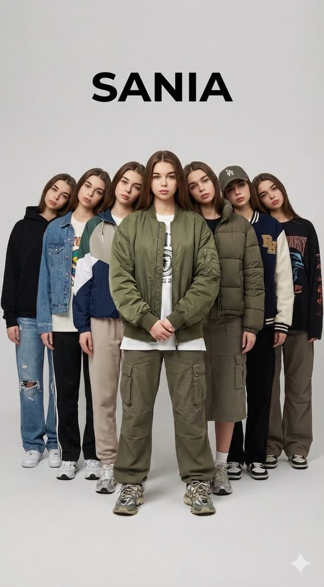 Surreal Multiplicity Fashion Editorial — output