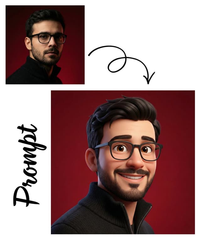 Profile / Avatar - Pixar Style 3D Avatar — output