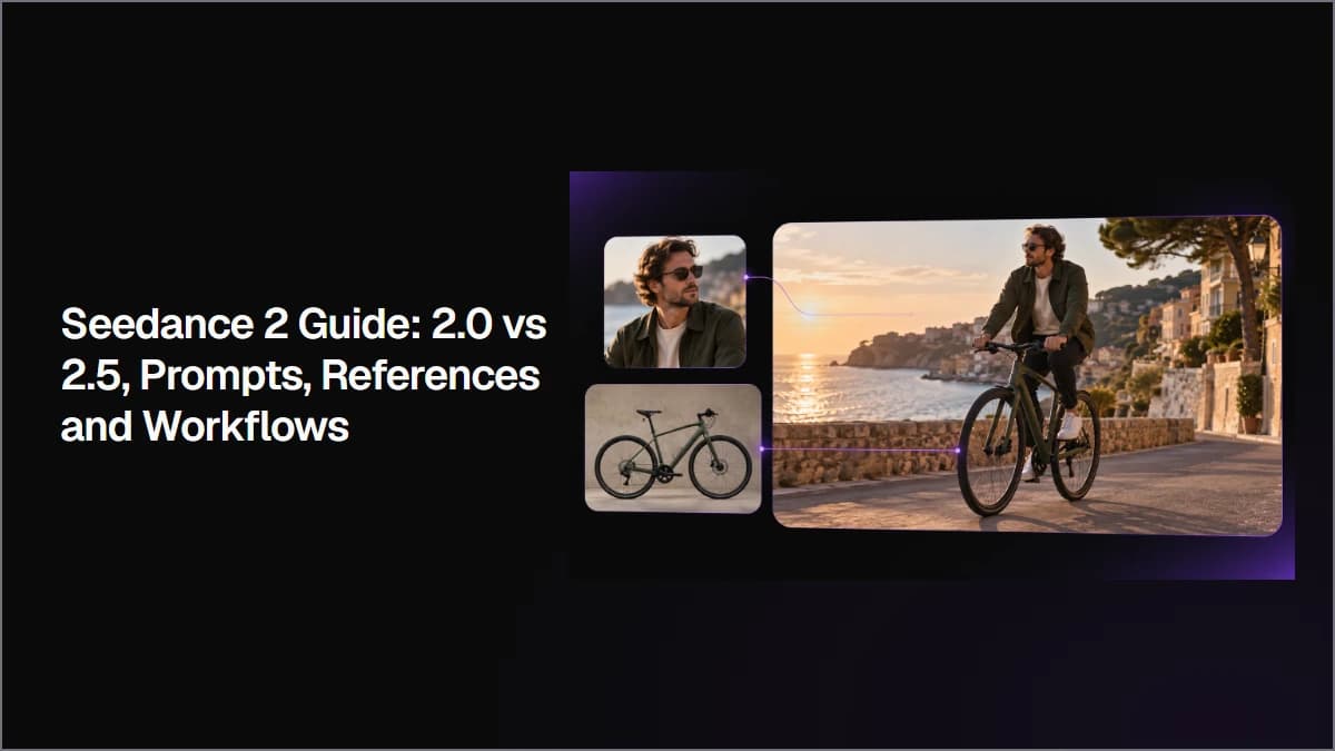 Seedance 2 Guide: 2.0 vs 2.5, Prompts, References and Workflows