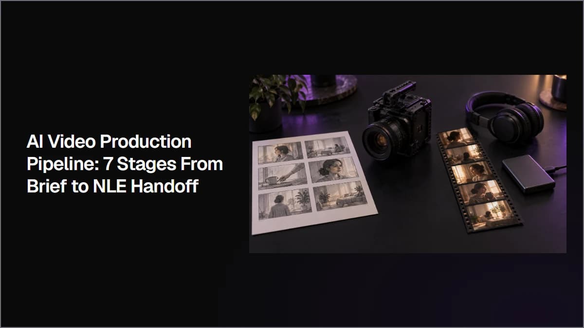 AI Video Production Pipeline: 7 Stages From Brief to NLE Handoff
