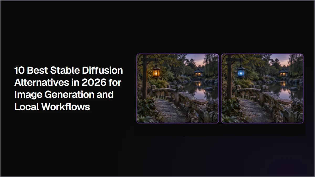 10 Best Stable Diffusion Alternatives in 2026 for Image Generation and Local Workflows