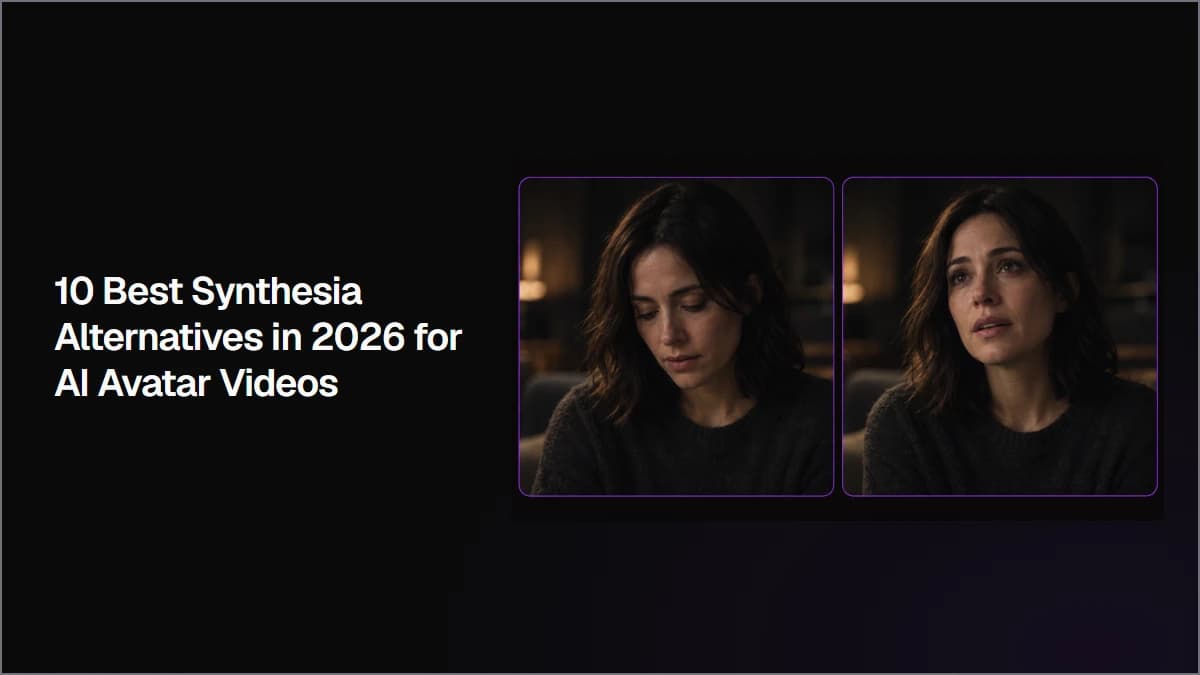 10 Best Synthesia Alternatives in 2026 for AI Avatar Videos