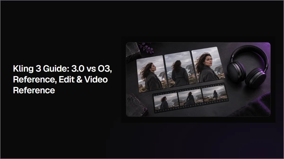Kling 3 Guide: 3.0 vs O3, Reference, Edit & Video Reference