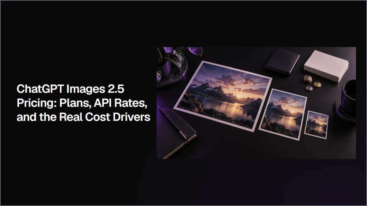 ChatGPT Images 2.5 Pricing: Plans, API Rates, and the Real Cost Drivers